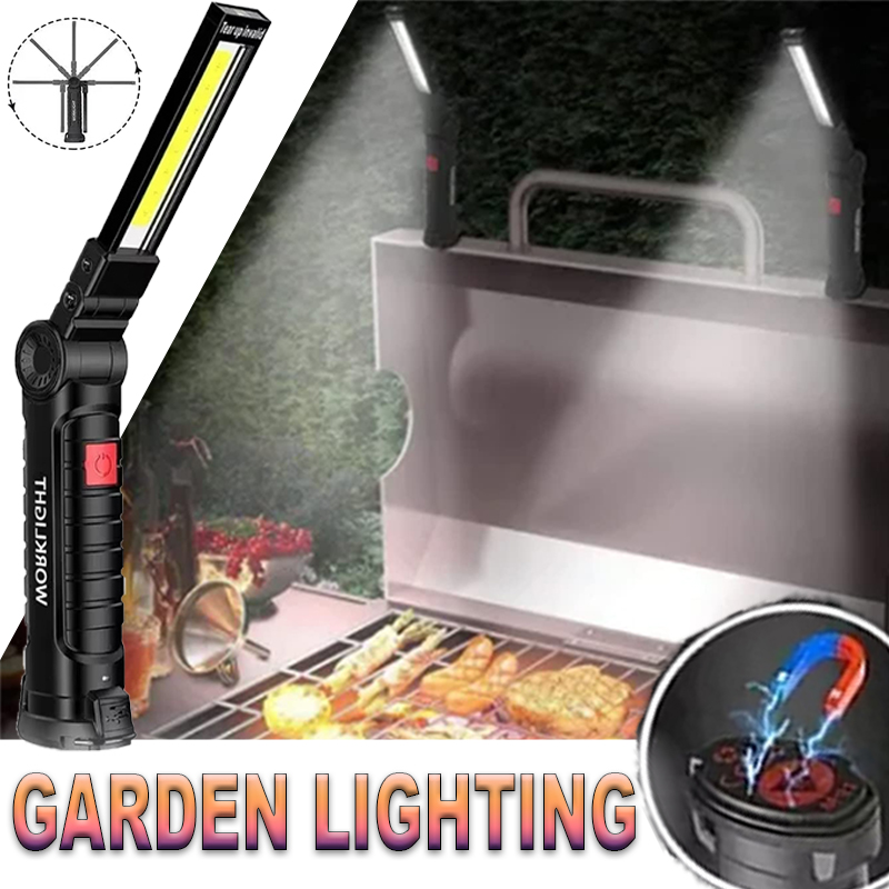 Camping Lantern - 마그네틱 후크가있는 휴대용 LED 손전등 야외