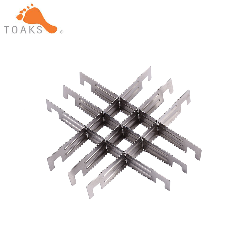 Outdoor Camping Stove Wood - TOAKS-야외 티타늄 우드 스토브 크로스 바