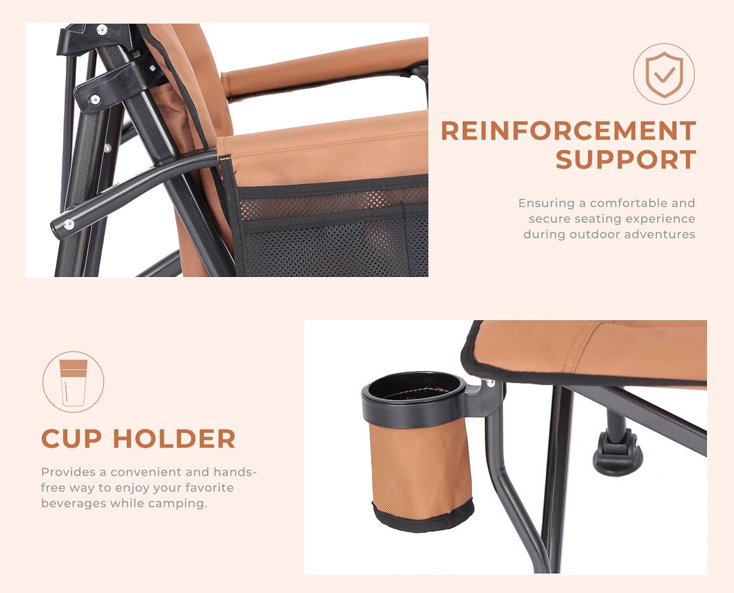 Quality Outdoor Camping Chairs - 맞춤형 고품질 조절식 등받이 휴대용 금속