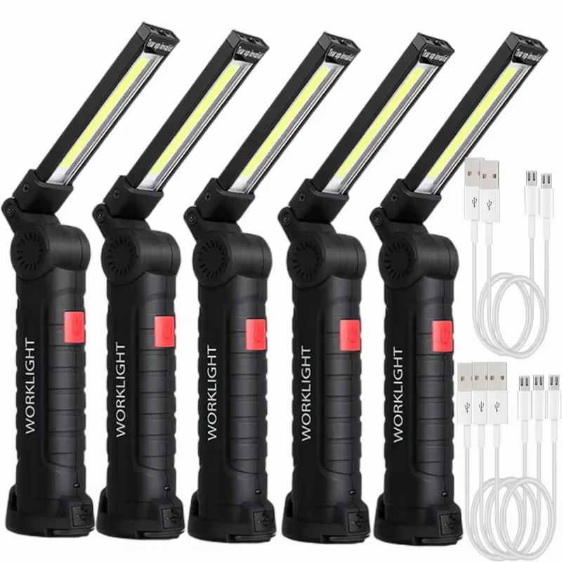 Camping Lantern - 휴대용 COB LED 손전등 USB 충전식