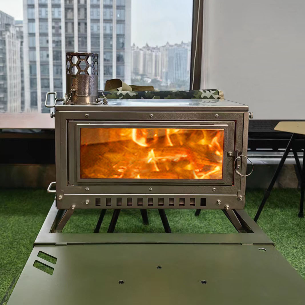 Outdoor Camping Stove Wood - 장작 난로 텐트 스토브 접이식 휴대용