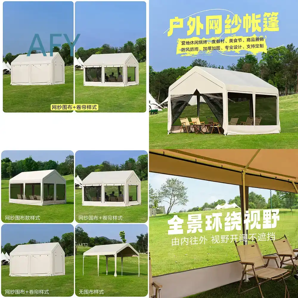 Outdoor Camping Van Tent - 통기성 좋은 여름용 캠핑 텐트, 야외