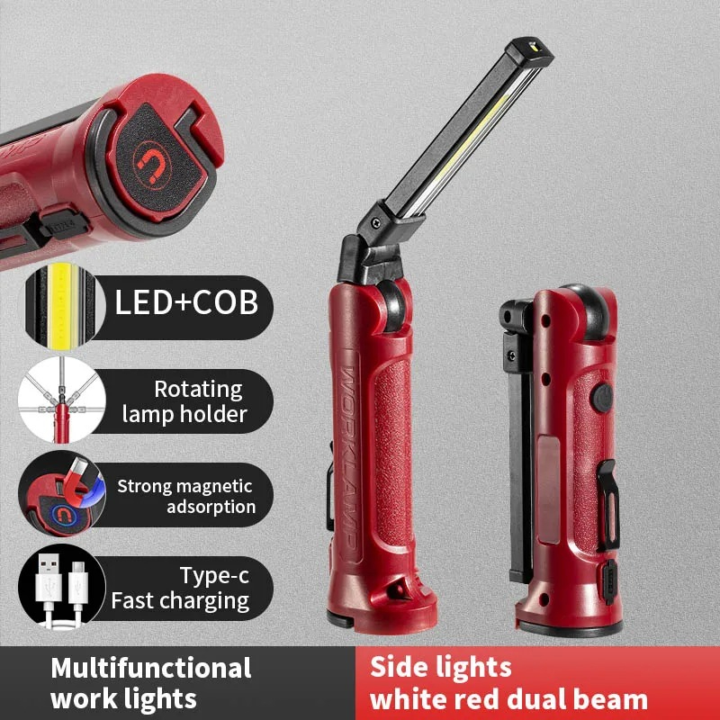 Camping Lantern - COB LED 작업 조명 충전식 접이식
