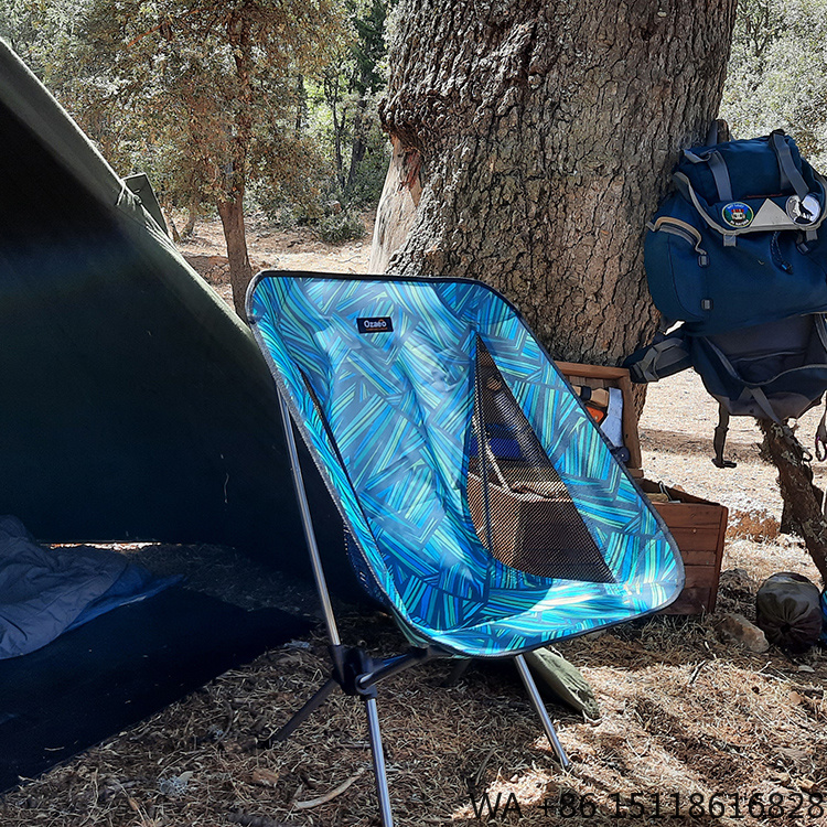 Outdoor Camping Folding Chair - 휴대용 접이식 캠핑 의자 경량 문체어