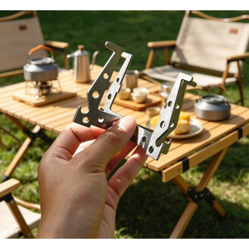 Outdoor Camping Heater For Tent - 1개/세트 분리형 스테인레스 스틸 크리스크로스 스토브
