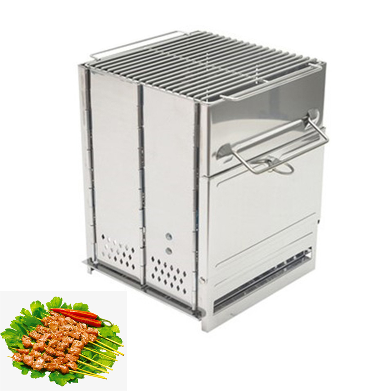 Outdoor Camping Stove Wood - 목재 난로 야외 캠핑 장비 분해