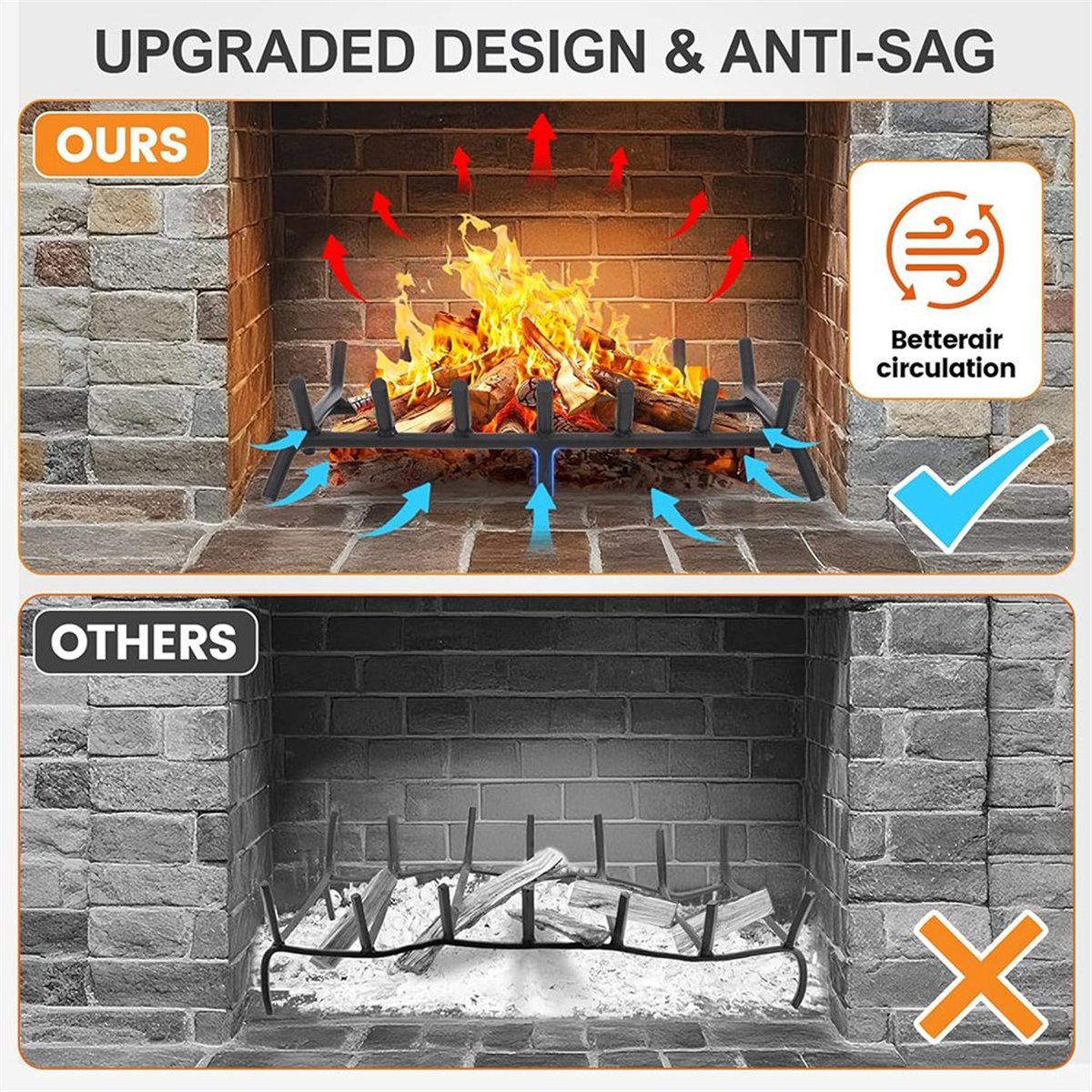 Outdoor Camping Fireplace - 새로운 벽난로 장작 그레이트 - 실내