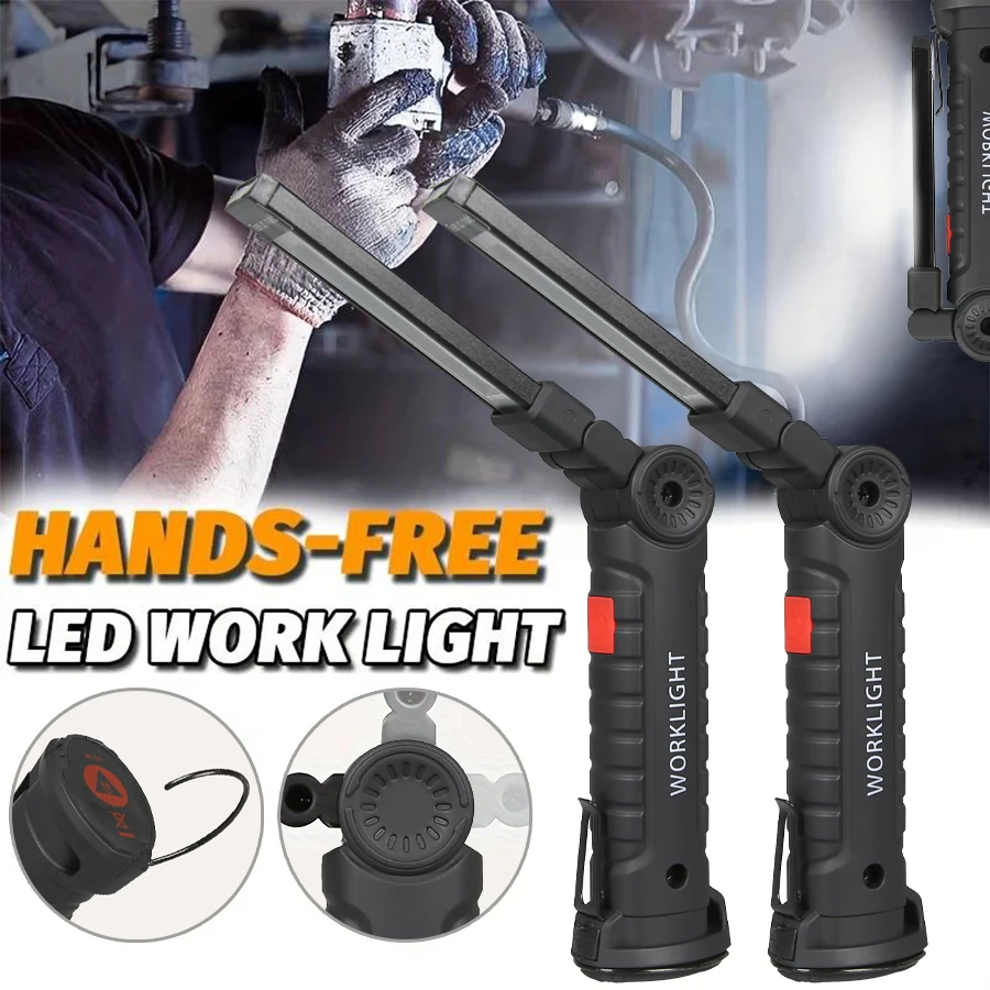 Outdoor Camping Adventure Lamp - 새로운 휴대용 COB LED 손전등 USB