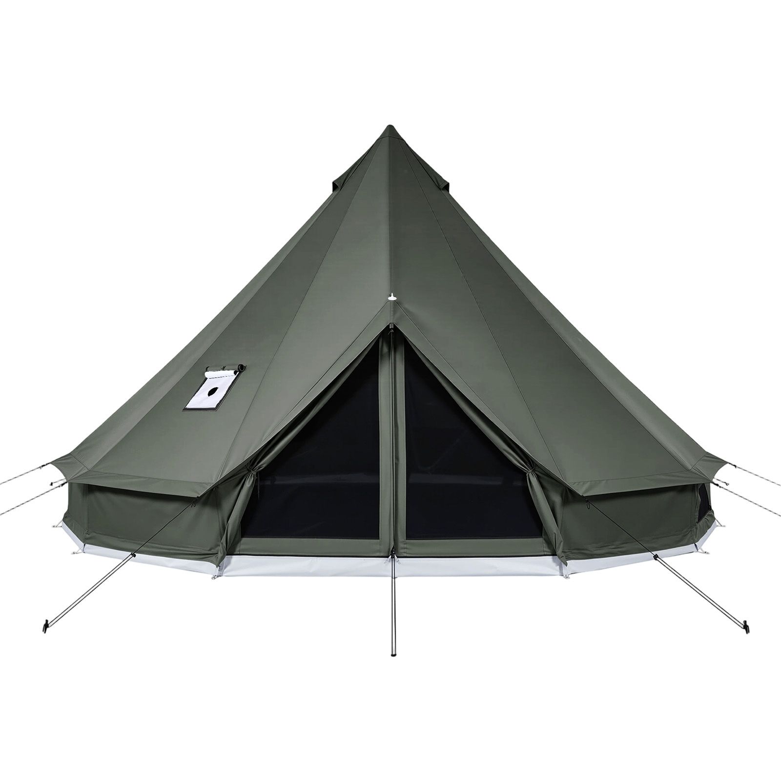 Outdoor Camping And Glamping - 캔버스 벨 텐트, 4계절용 16.4피트 유르트