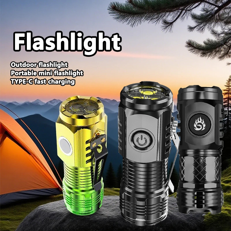 Outdoor Camping Adventure Lamp - 슈퍼 밝은 미니 LED 손전등 토치