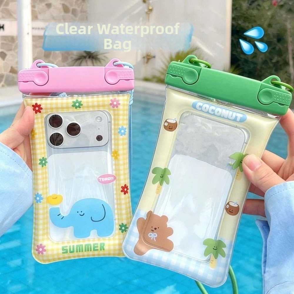 조절 가능한 스트랩 방수 휴대폰 파우치 경량 만화 동물 - Dry Bag Waterproof 리뷰 및 가격