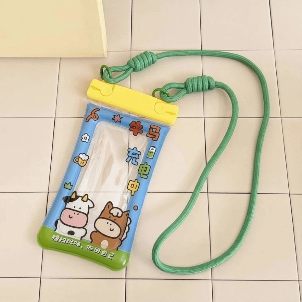 조절 가능한 스트랩 방수 휴대폰 파우치 만화 동물 프린 - Dry Bag Waterproof 리뷰 및 가격
