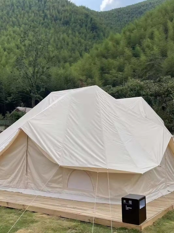 럭셔리 4m 6m 사파리 텐트 대형 가족 글램핑 텐트  - Outdoor Camping And Glamping 리뷰 및 가격