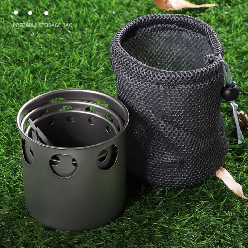 휴대용 DIY 조립식 소형 티타늄 나무 난로/장작 난로 - Outdoor Camping Stove Wood 리뷰 및 가격