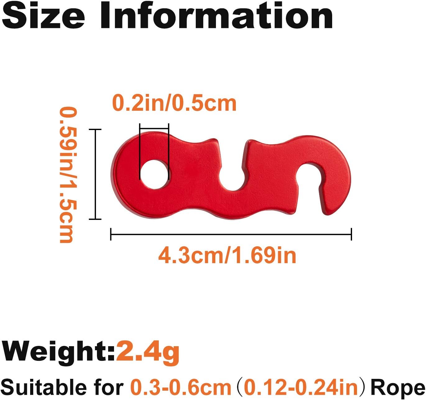 20Pcs 알루미늄 합금 텐트 가이라인 텐셔너 코드 가 - Outdoor Camping Guy 리뷰 및 가격