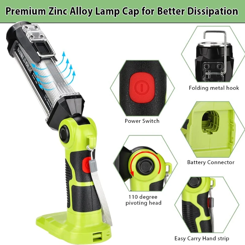 Ryobi ONE+ 18V 리튬 이온 Ni-CD Ni- - Outdoor Camping Adventure Lamp 리뷰 및 가격