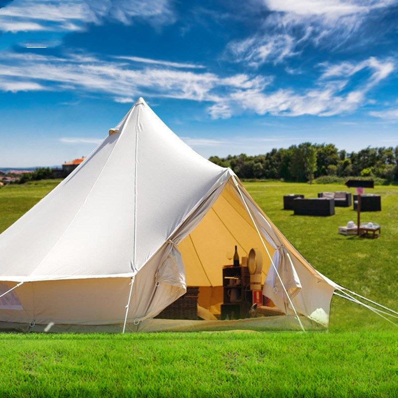 캔버스 벨 텐트 4계절 방수 스토브 잭 포함 가족 캠핑 - Outdoor Camping And Glamping 리뷰 및 가격