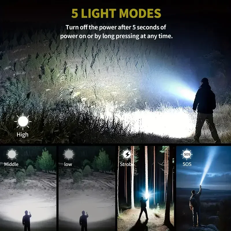 초강력 손전등 집중 점화 손전등 방수 군사 전술 램프  - Outdoor Camping Adventure Lamp 리뷰 및 가격