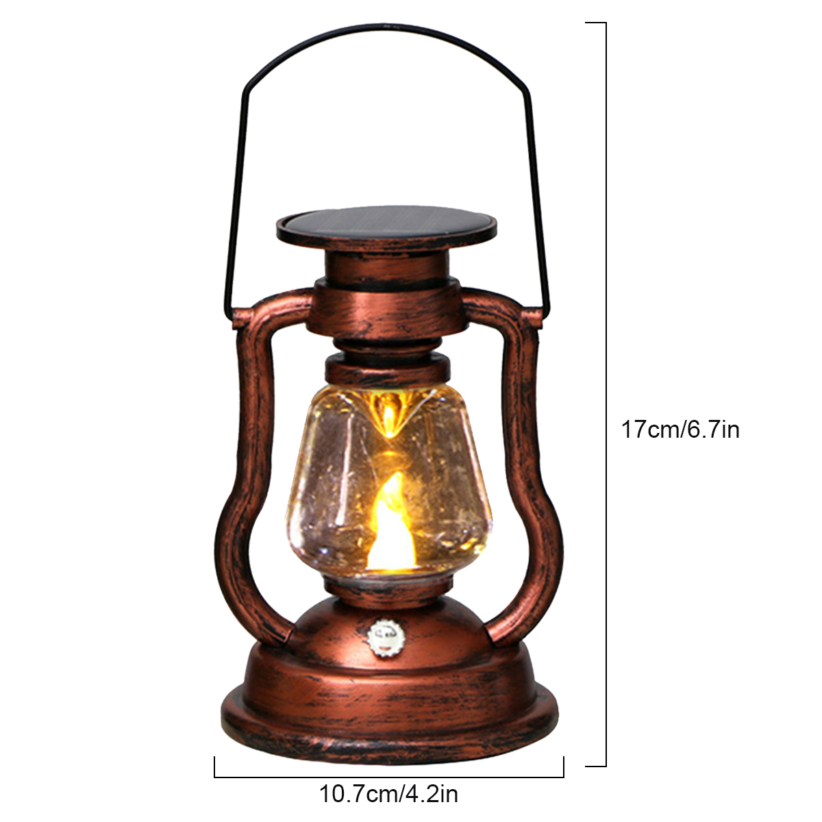 분위기 조명 레트로 LED 태양광 오일 램프 깜박이는  - Outdoor Camping Adventure Lamp 리뷰 및 가격