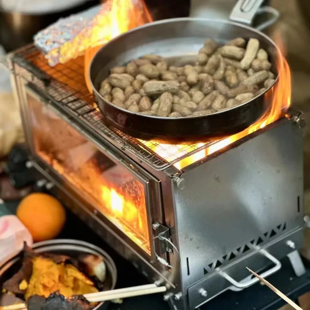 장작 난로 텐트 스토브 접이식 휴대용 화로 나무 난로  - Outdoor Camping Stove Wood 리뷰 및 가격