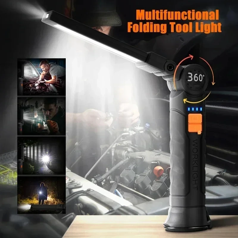 휴대용 COB LED 손전등 USB 충전식 작업등 내장 - Camping Lantern 리뷰 및 가격