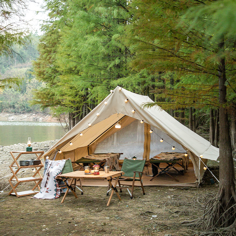 헤링본 텐트 대형, 방풍 방수 자외선 차단 쉼터, 고급 - Outdoor Camping And Glamping 리뷰 및 가격