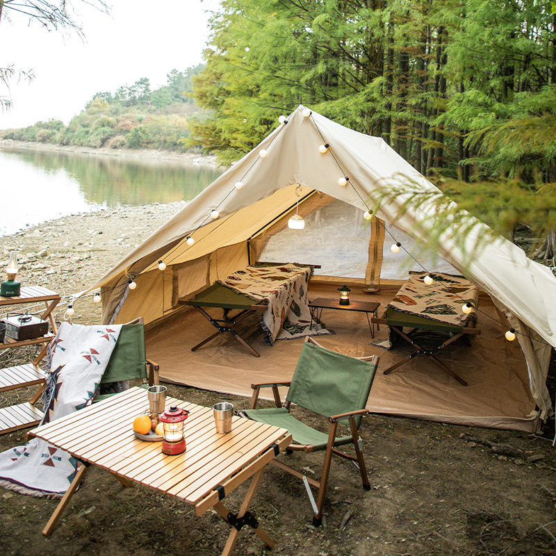 헤링본 텐트 대형, 방풍 방수 자외선 차단 쉼터, 고급 - Outdoor Camping And Glamping 리뷰 및 가격