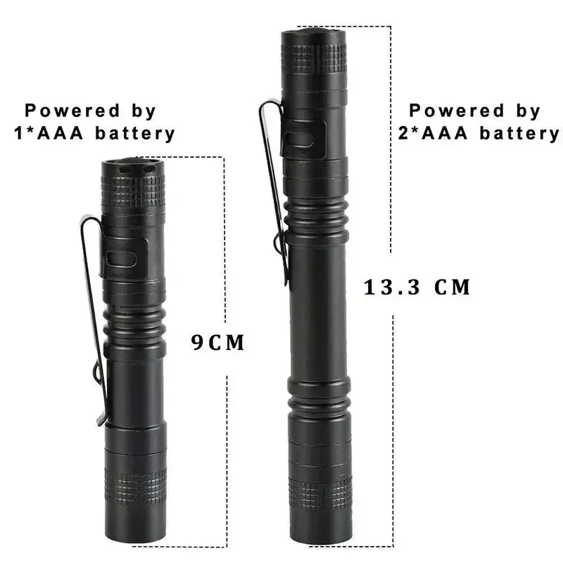 휴대용 미니 LED 펜 플래시라이트 펜 클립 포함 핸드 - Outdoor Camping Adventure Lamp 리뷰 및 가격
