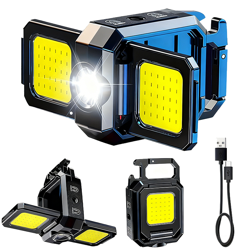 미니 손전등 키체인 라이트 COB 작업등 USB 충전식 - Camping Lantern 리뷰 및 가격