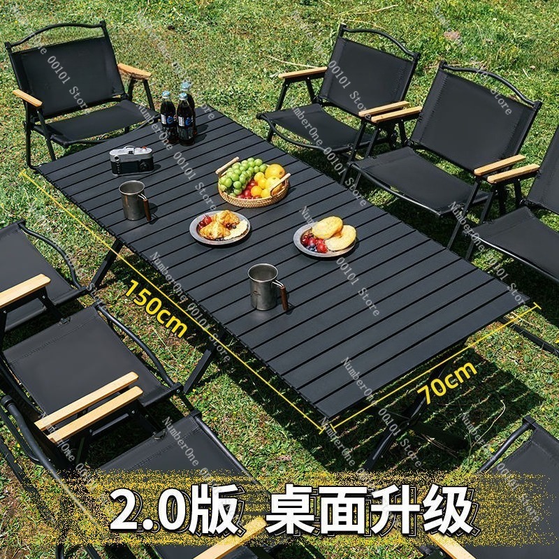 휴대용 야외 접이식 캠핑 테이블 및 의자 세트 롤업 슬 - Outdoor Camping Folding Chair 리뷰 및 가격