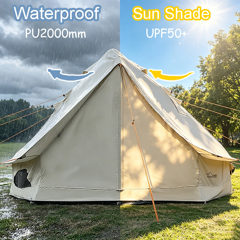 3m 3인용 에어 텐트, 방수 차양 기능이 있는 4계절 - Outdoor Camping And Glamping 리뷰 및 가격