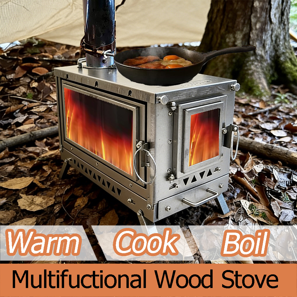 댄헬 T3 티타늄 텐트 스토브, 접이식 나무 난로 초경 - Outdoor Camping Stove Wood 리뷰 및 가격