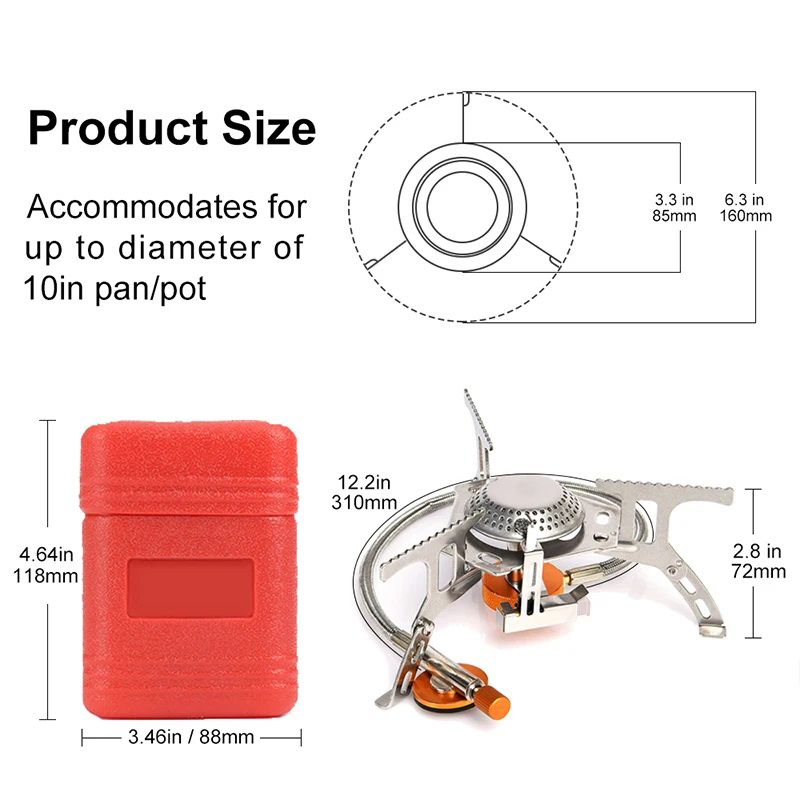 캠핑 가스 스토브 휴대용 접이식 야외 배낭 스토브 요리 - Outdoor Camping Heater For Tent 리뷰 및 가격