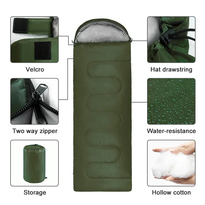 캠핑 침낭 초경량 방수 4계절 따뜻한 봉투형 침낭 야외 - Ultralight Ground Sheet 리뷰 및 가격