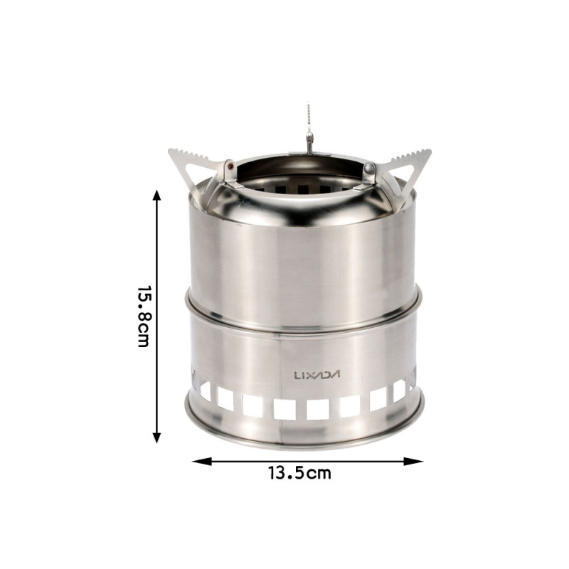 Lixada 스테인레스 스틸 목재 스토브, 캠핑 알코올 - Outdoor Camping Stove Wood 리뷰 및 가격