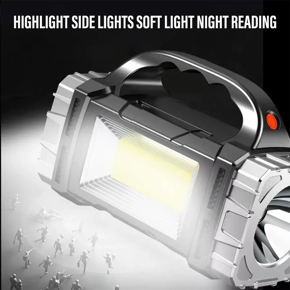 새로운 업그레이드 충전식 고출력 태양광 LED 손전등, - Outdoor Camping Adventure Lamp 리뷰 및 가격