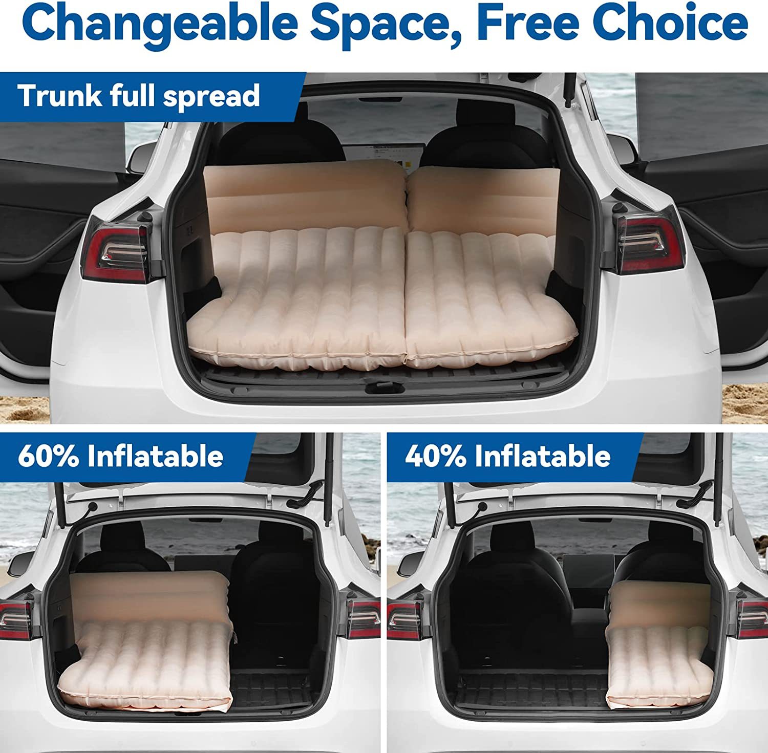 차량용 팽창식 침대, 테슬라 모델 Y 3 S 용, 휴대 - Inflatable Mattress 리뷰 및 가격