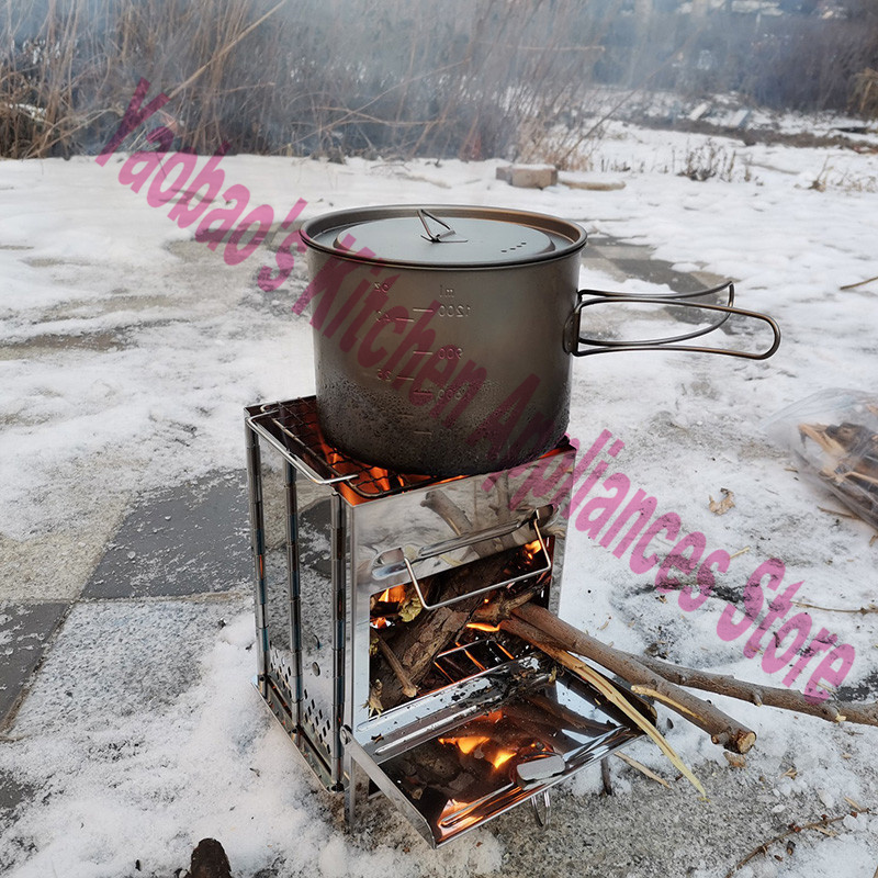 목재 난로 야외 캠핑 장비 분해 가능 휴대용 피크닉 스 - Outdoor Camping Stove Wood 리뷰 및 가격