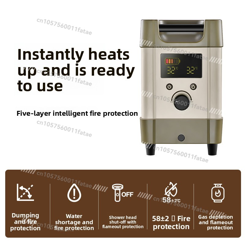 야외 샤워 캠핑용 온수기 휴대용 가스 목욕기 빠른 가열 - Outdoor Camping Gas Heater 리뷰 및 가격