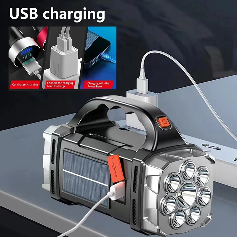 휴대용 강력한 USB 충전식 손전등 태양광 LED 라이 - Camping Lantern 리뷰 및 가격