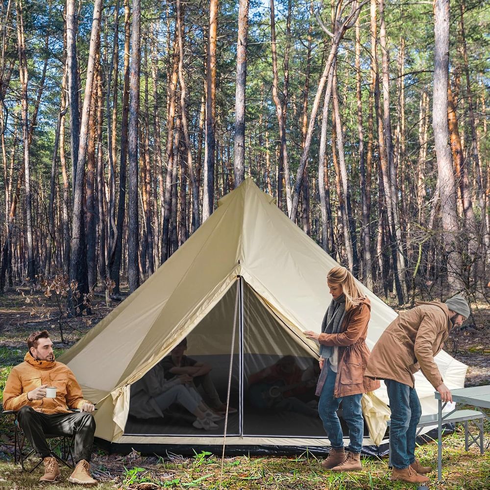 10인용 넓은 글램핑 텐트, 통기성 방수 디자인, 가족 - Outdoor Camping And Glamping 리뷰 및 가격