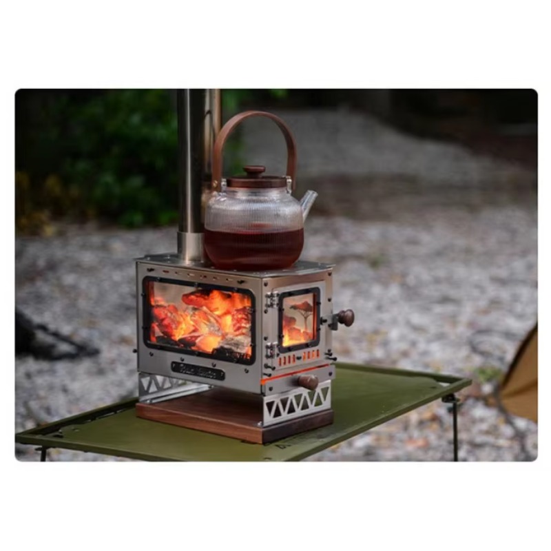 미니 휴대용 스테인리스 스틸 나무 스토브 야외 캠핑용  - Outdoor Camping Fireplace 리뷰 및 가격