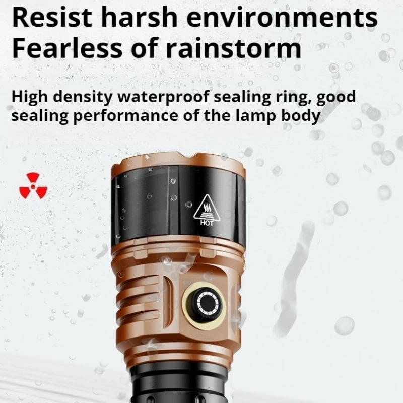 강력한 조명 고출력 LED 손전등 타입-C 충전 방수  - Camping Lantern 리뷰 및 가격