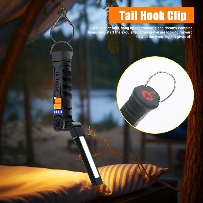 COB LED 접이식 손전등 휴대용 자기 작업등 랜턴  - Camping Lantern 리뷰 및 가격