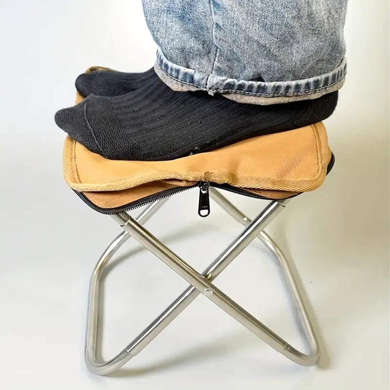야외 접이식 연필 케이스 작은 의자 포켓 의자 휴대용  - Outdoor Camping Folding Chair 리뷰 및 가격