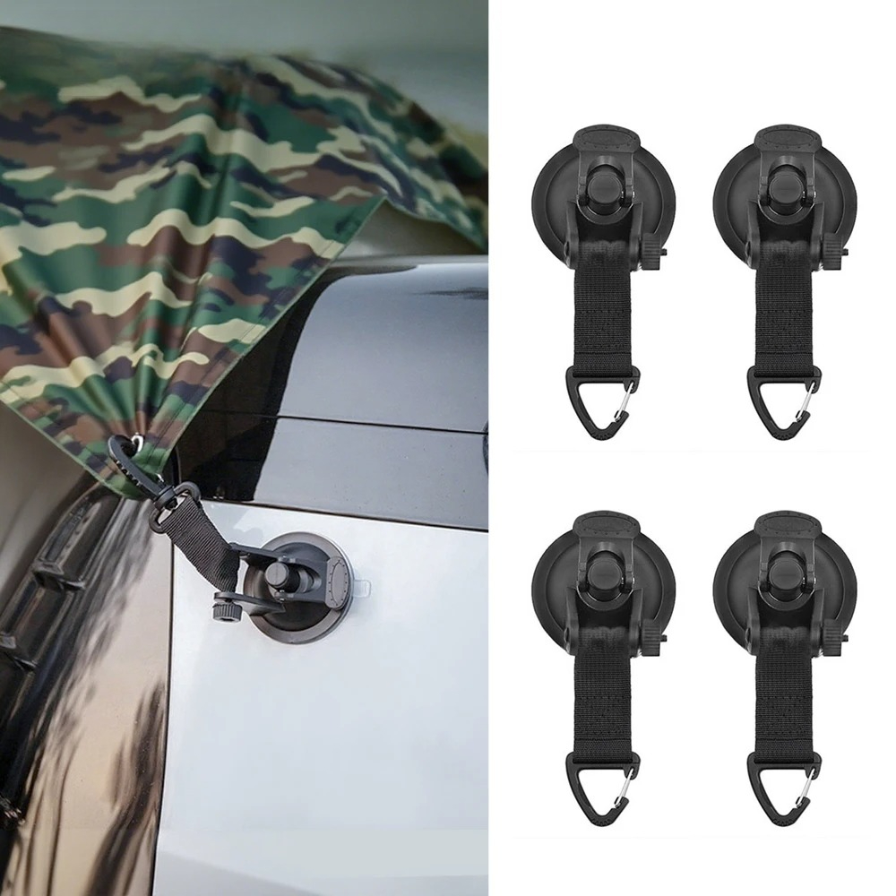 2/4개 자동차 텐트 흡착컵 버클 사이드 어닝 앵커 야 - Outdoor Camping Van Tent 리뷰 및 가격