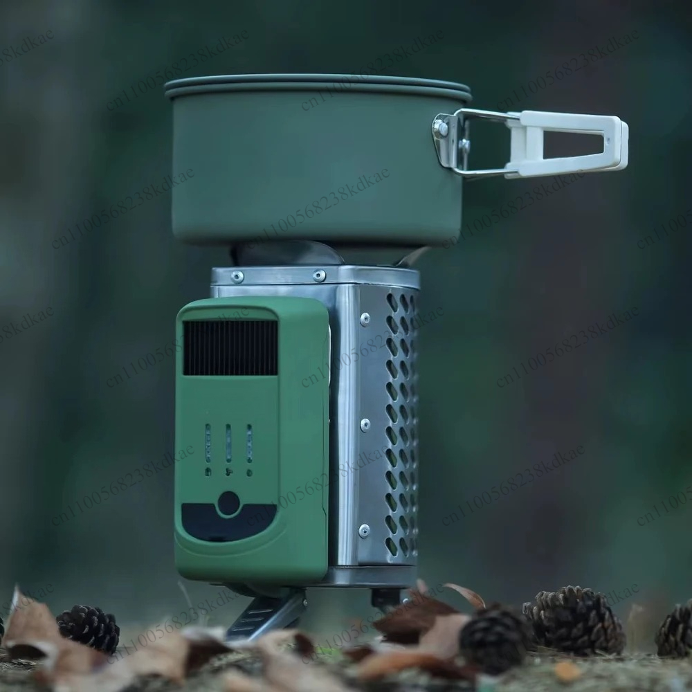 무연 휴대용 나무 캠핑 스토브 USB 발전 야외 난방  - Outdoor Camping Stove Wood 리뷰 및 가격