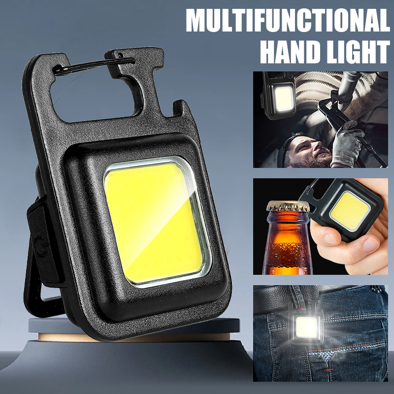 슈퍼 밝은 휴대용 미니 COB 키체인 손전등 충전식 비 - Outdoor Camping Adventure Lamp 리뷰 및 가격