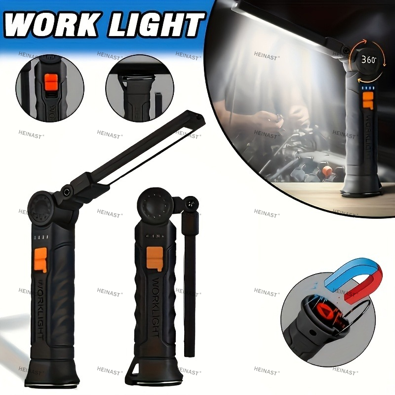 COB LED 접이식 손전등 휴대용 자석 작업등 랜턴  - Camping Lantern 리뷰 및 가격