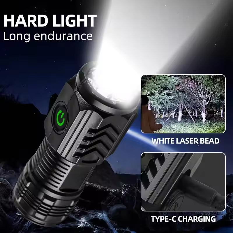 슈퍼 밝은 미니 LED 손전등 토치 충전식 낚시 조명  - Outdoor Camping Adventure Lamp 리뷰 및 가격